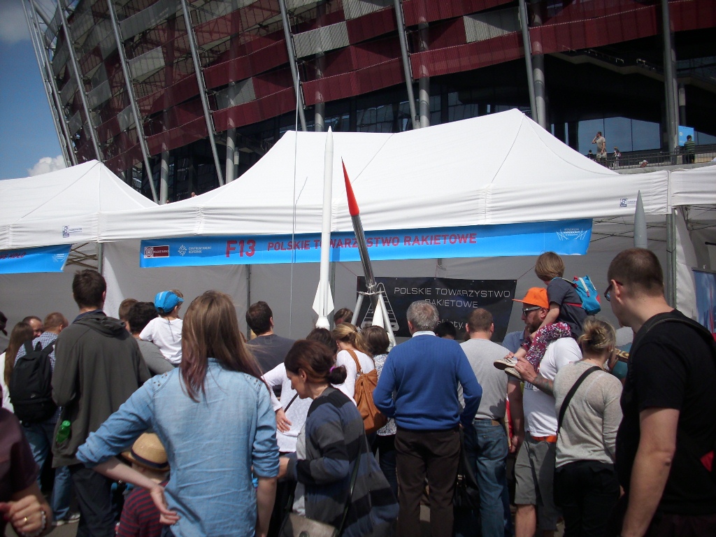 Niekończący się tłum ludzi (tak było praktycznie przez całe 9 godzin!)