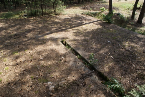 Żelbetowa płyta wyrzutni V-2: